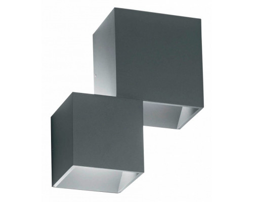 Накладной светильник Ideal Lux Rubik RUBIK AP2 ANTRACITE 4000K