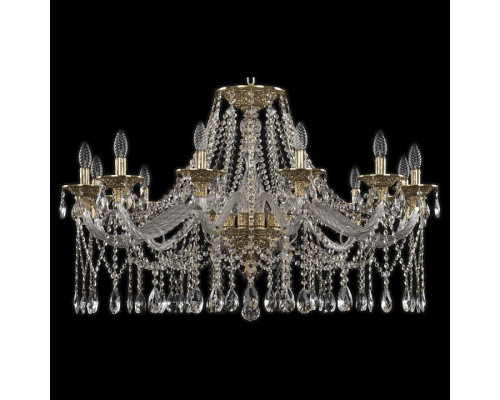 Подвесная люстра Bohemia Ivele Crystal 1613 16113/12/360 G