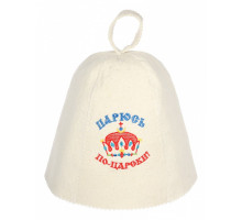 Шапка для бани универсальная Парюсь по-царски