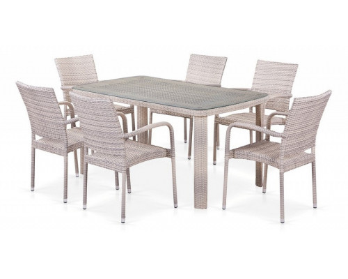 Набор уличный T51A/Y376-W85-150x85 6Pcs Latte