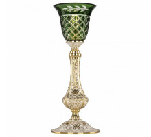 Настольная лампа декоративная Bohemia Ivele Crystal 7100 71100L/15 GW P2 Clear-Green/H-1J