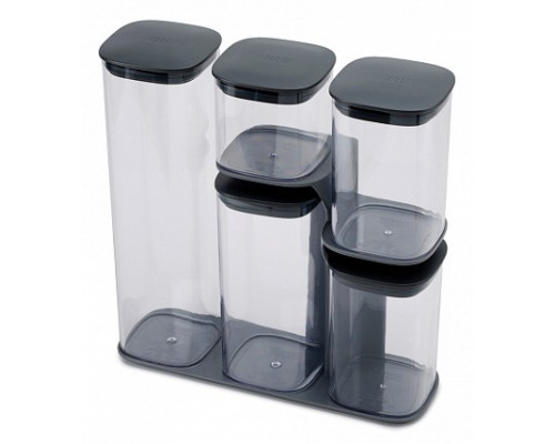 Набор из 5 банок для пищевых продуктов (30x10.5x32.5 см) Podium 81071