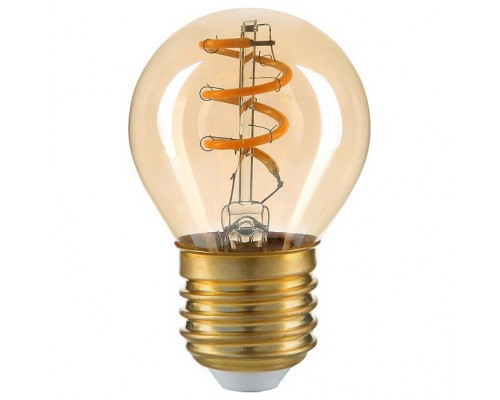 Лампа светодиодная Hiper Vintage Filament Flexible Globe E27 6Вт 2400K HL-2219