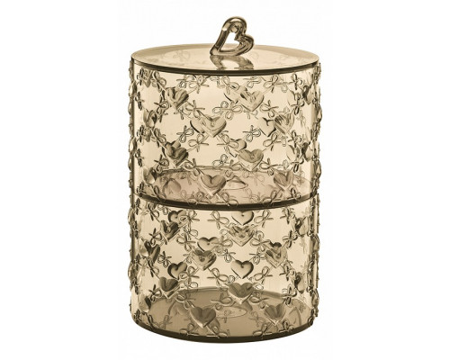 Набор из 2 банок декоративных (10.6x18.3 см) Love 11520139