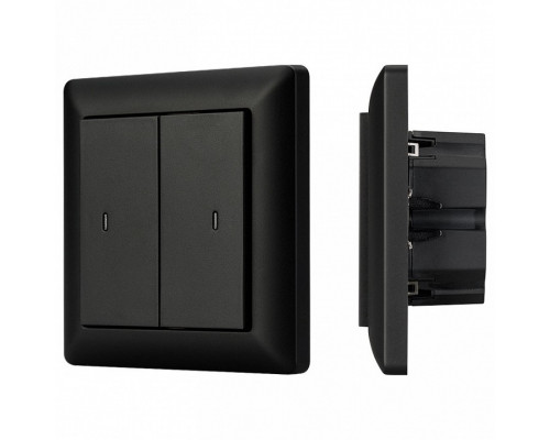 Диммер клавишный Arlight Knob SR-KN0220-IN Graphite (KNX, DIM)