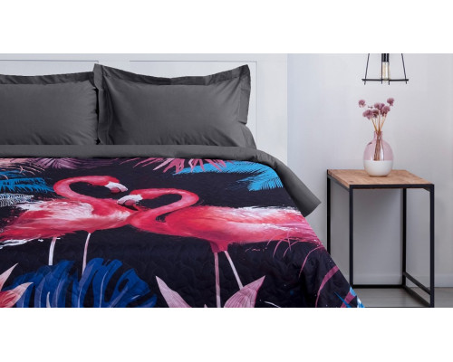 Покрывало полутораспальное Фламинго