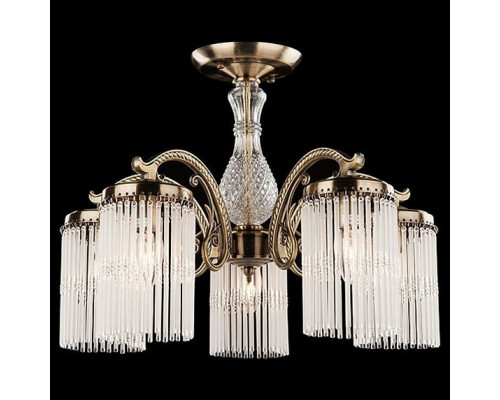 Люстра на штанге Eurosvet Houston 60014/5 античная бронза