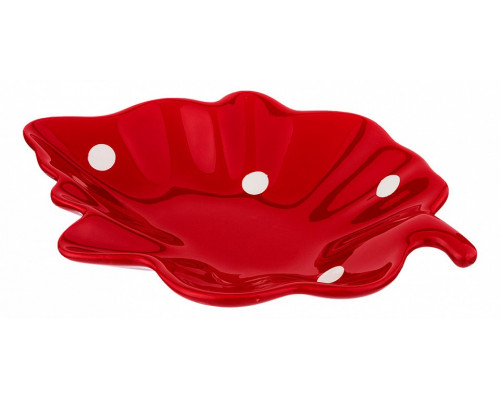 Блюдо декоративное (26.5х18х4.5 см) Горошек 358-1421