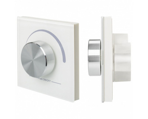 Панель-диммера роторная встраиваемая Arlight Rotary SR-2202-IN White (24V, 0-10V)