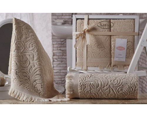 Набор из 2 полотенец для ванной ESRA