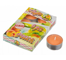 Набор из 6 свечей ароматических (4x2 см) Персик 348-476