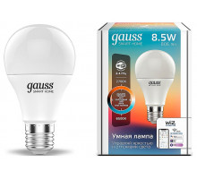 Лампа светодиодная Gauss Smart Home E27 8.5Вт 2700-6500K 1130112