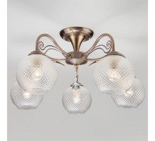 Люстра на штанге Eurosvet Kristin 30139/5 античная бронза