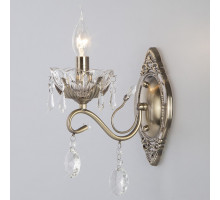 Бра Eurosvet Teodore 10103/1 античная бронза/прозрачный хрусталь Strotskis