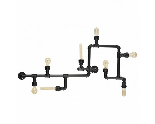 Накладной светильник Ideal Lux Plumber PLUMBER PL8 NERO