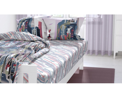 Постельное белье полутораспальное Город будущего