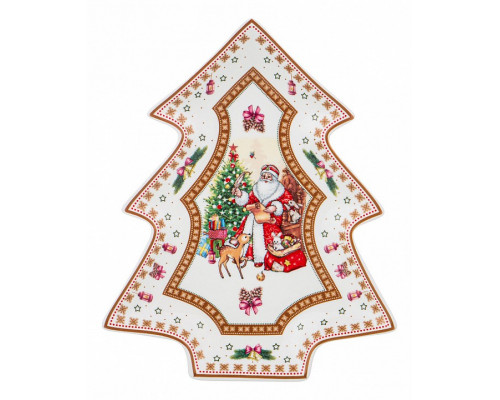 Блюдо декоративное (26x21x3.5 см) Christmas collection 586-441