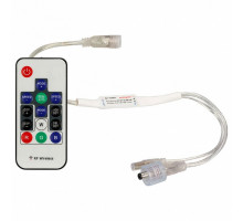 Контроллер-регулятор цвета RGBW с пультом ДУ Arlight CS-SPI CS-SPI-CX-RF14B (2048pix, 5V-12V, ПДУ 14 кн)