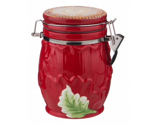 Банка для пищевых продуктов (11х15 см) Маковый цвет 358-1458