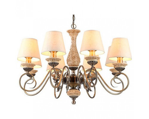 Подвесная люстра Arte Lamp Ivory A9070LM-8AB