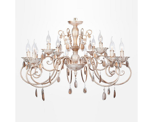 Подвесная люстра Eurosvet Galatea 10009/12 белый с золотом