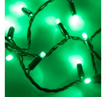 Гирлянда нить [10 м] String ARD-STRING-CLASSIC-10000-BLACK-100LED-STD GREEN (230V, 7W)
