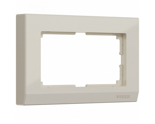 Рамка для двойной розетки Werkel слоновая кость WL04-Frame-01-DBL-ivory (слоновая кость)
