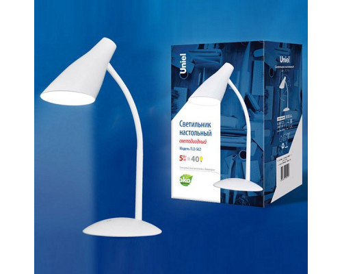 Настольная лампа офисная Uniel TLD-562 TLD-562 White/LED/360Lm/4500K/Dimmer