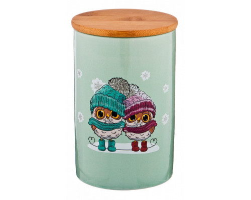 Банка для пищевых продуктов (10x15.5 см) Милые Совята 155-347