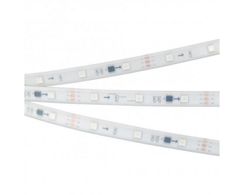 Лента светодиодная Arlight SPI-5000P-5060-30 12V Cx3 RGB (12mm, 7.2W/m, IP66) 026370(2)