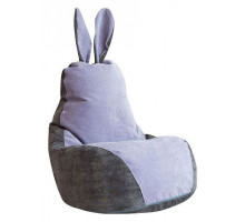Кресло-мешок Зайчик Серо-Лавандовый