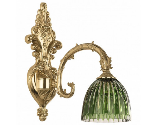 Бра Bohemia Ivele Crystal 7109 7109B15/1/210 G P1 D Clear-Green/H-1K