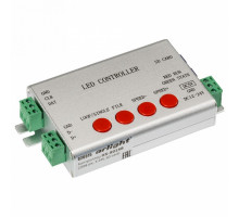 Контроллер-регулятор цвета RGB Arlight HX-801S HX-801SB (2048 pix, 5-24V, SD-card)