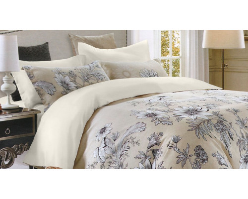 Постельное белье евростандарт Urbain de fleurs Dahlias