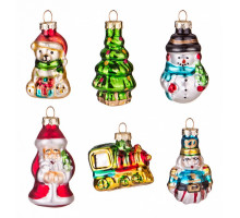 Набор из 6 елочных игрушек Для маленькой елочки 862-248