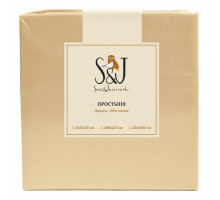Простыня двуспальная S&J P