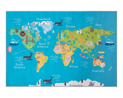 Ковер детский География