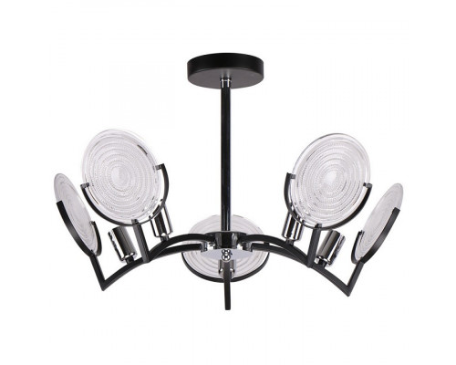 Люстра на штанге Imex MD.51382 MD.51382-5-P  BCH+BK