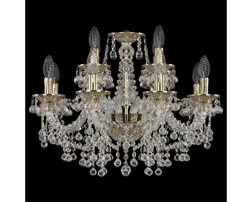 Подвесная люстра Bohemia Ivele Crystal 1609 16109/8+4/195 G
