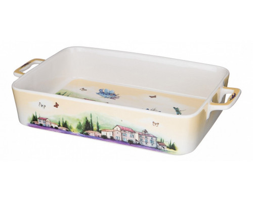 Блюдо декоративное (32.6x19x6 см) Лаванда 104-730