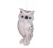 Елочная игрушка (10x23 см) Сова 535-270