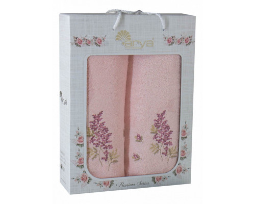 Набор из 2 полотенец для ванной (70x140 см) Mahiza