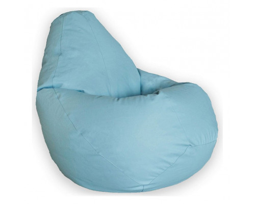 Кресло-мешок Голубая ЭкоКожа 3XL