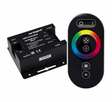 Контроллер-регулятор цвета RGB с пультом ДУ Arlight LN-RF6B LN-RF6B-Sens Black (12-24V, 3x8A)
