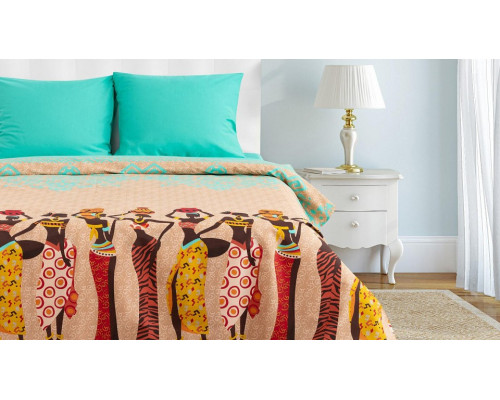 Постельное белье двуспальное Африка