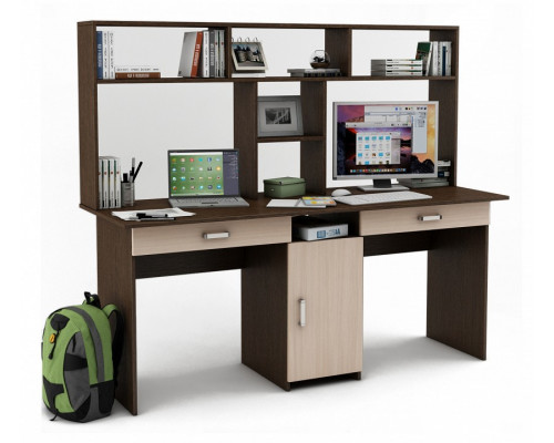 Стол компьютерный Лайт-10Я СН