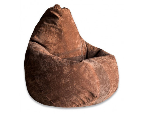Кресло-мешок Коричневый Микровельвет XL