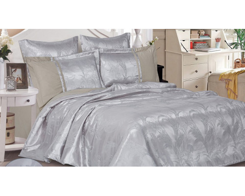 Постельное белье евростандарт Satin jacquard