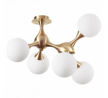 Люстра на штанге Ideal Lux Nodi NODI PL5 OTTONE SATINATO