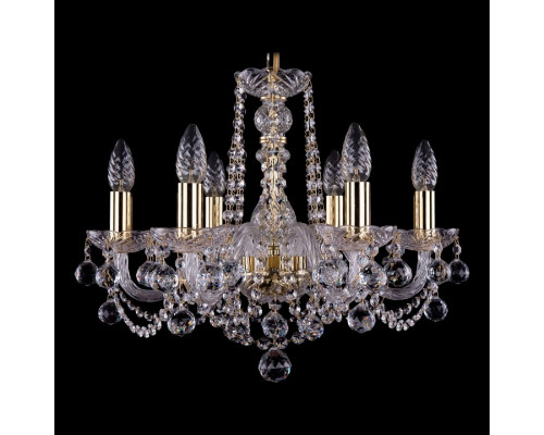 Подвесная люстра Bohemia Ivele Crystal 1402 1402/6/160/G/Balls